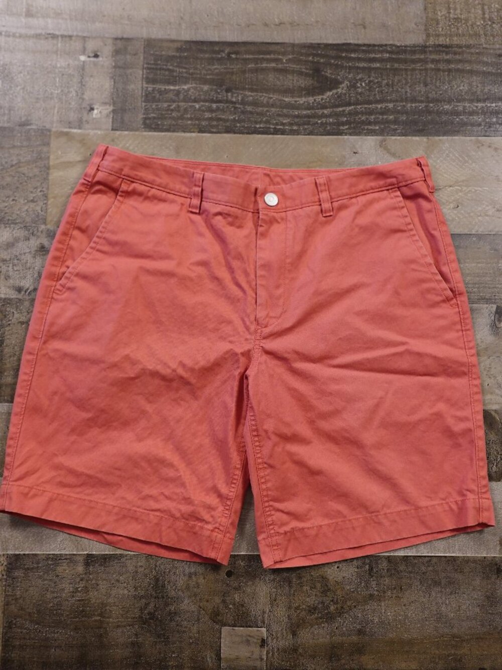 Bonobos Chino Shorts Men’s‎ 36 Coral 9” Inseam Casual Summer